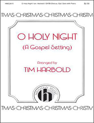 O Holy Night SATB choral sheet music cover Thumbnail